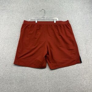 Under Armour Launch 7" Fitted Active Shorts Brick Red 1382620-840 Mens Size 3XLT